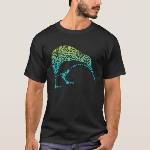 Maori Kiwi Tribal Aboriginal New Zealand Bird T-Shirt