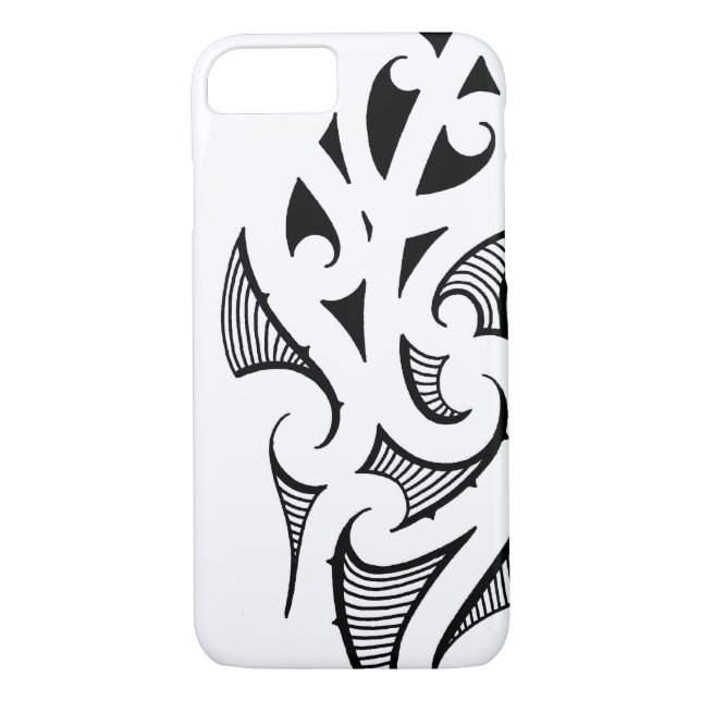 Maori koru shape pattern basic design Case-Mate iPhone case (Back)