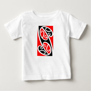 Maori Kowhaiwhai Pattern 2 Baby T-Shirt