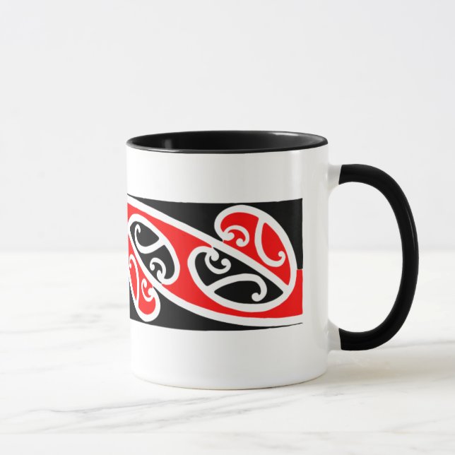 Maori Kowhaiwhai Pattern 2 - Mug (Right)