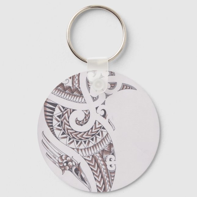 maori luxury designer keychain (Front)