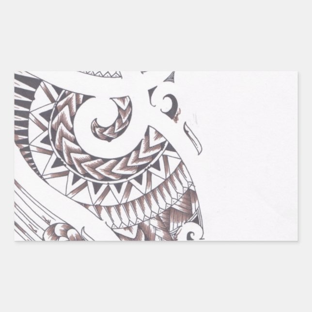 maori luxury designer sticker (Front)