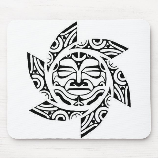Maori Mask Mouse Pad (Front)