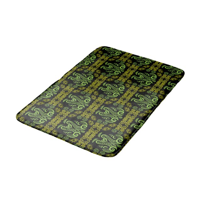 Māori New Zealand Art Bath Mat (Angled)