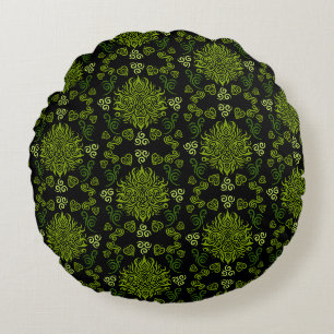 Māori New Zealand Art Round Pillow