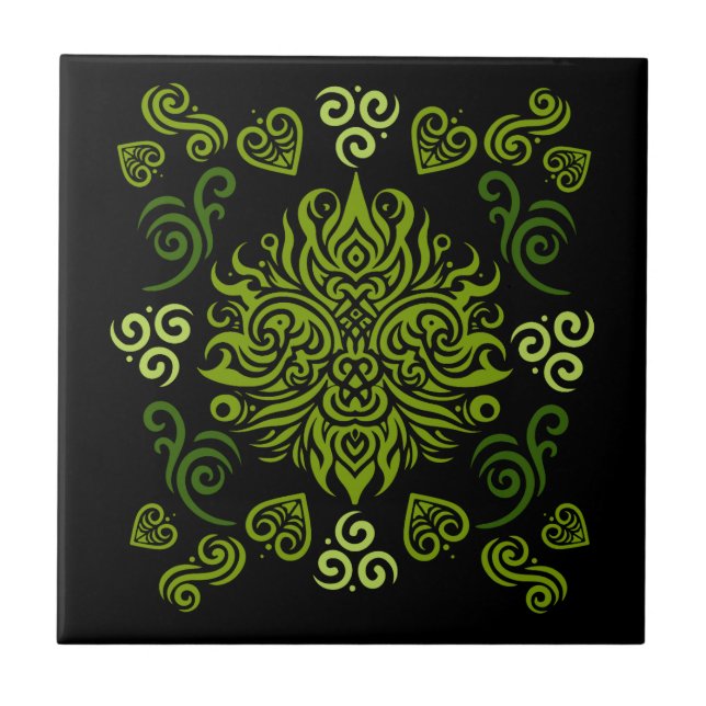 Māori New Zealand Art Tile (Front)