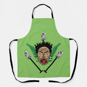 Maori New Zealand   Kiwi   NZ   Art   Culture Apron