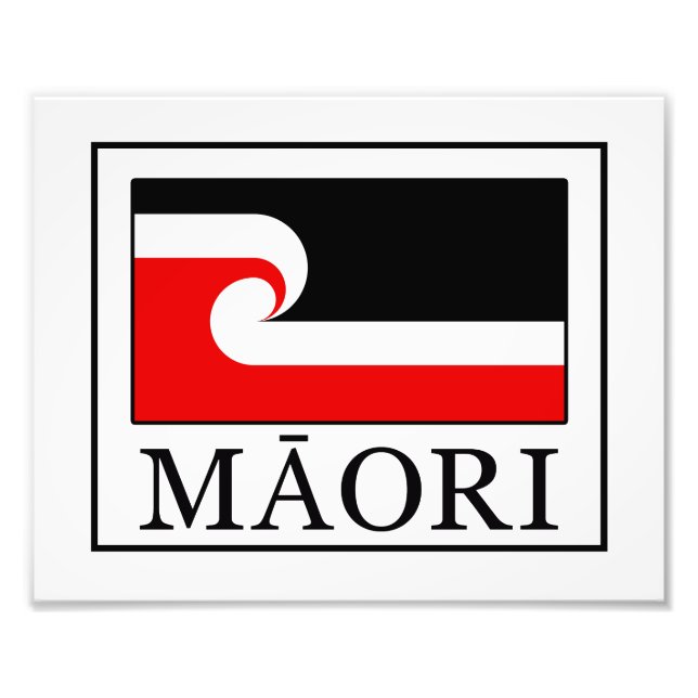 Maori Photo Print (Front)