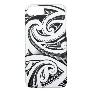 Maori tattoo designs New-Zealand moko Case-Mate iPhone Case