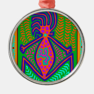 Maori Tribal Birth Mother of the World Metal Ornament