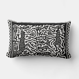 Maori Tribal Folklore Throw Pillow