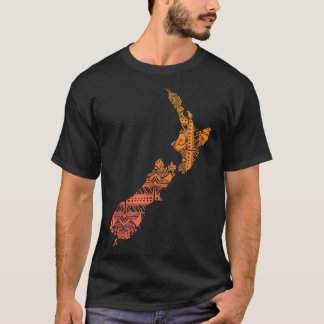 Maori Tribal Polynesian New Zealand Culture Tattoo T-Shirt