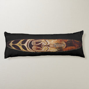 Maori Tribal Shield Body Pillow