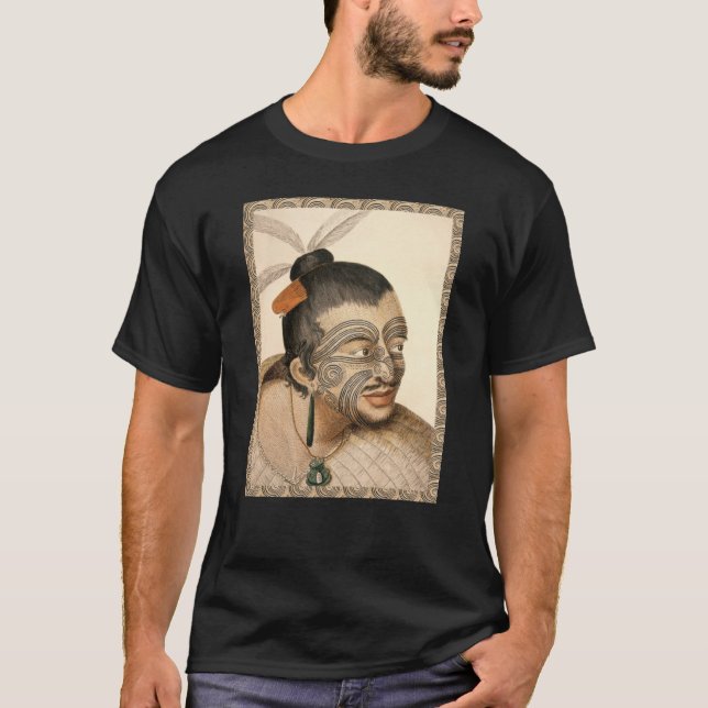 Maori Warrior about 1784 T-Shirt (Front)