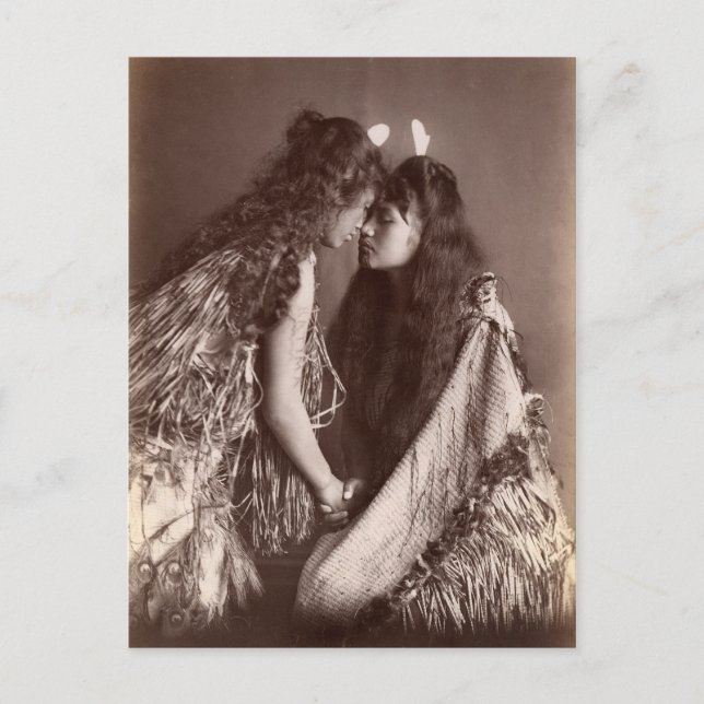 Maori Women, New Zealand Postcard (Front)