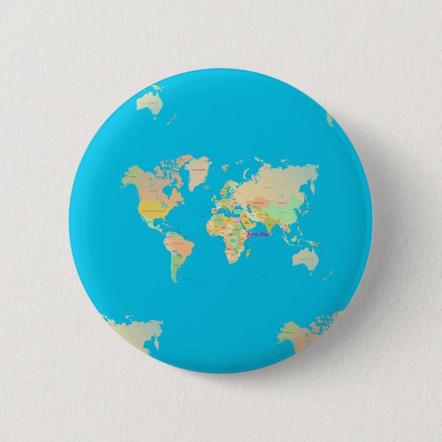 map 2 inch round button (Front)