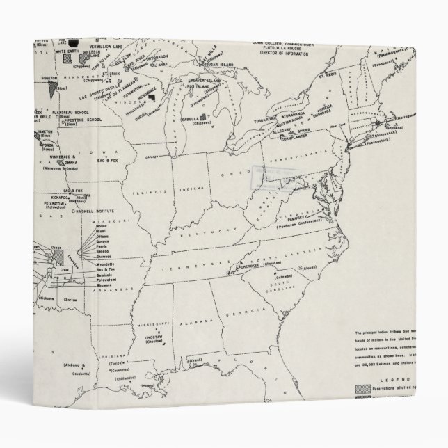 MAP: AMERICAN INDIANS 2 BINDER (Front/Spine)