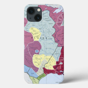 MAP: AMERICAN INDIANS iPhone 13 CASE