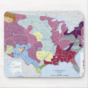 MAP: AMERICAN INDIANS MOUSE PAD