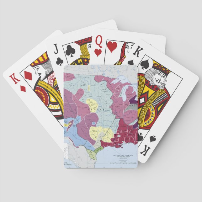 MAP: AMERICAN INDIANS PLAYING CARDS (Back)