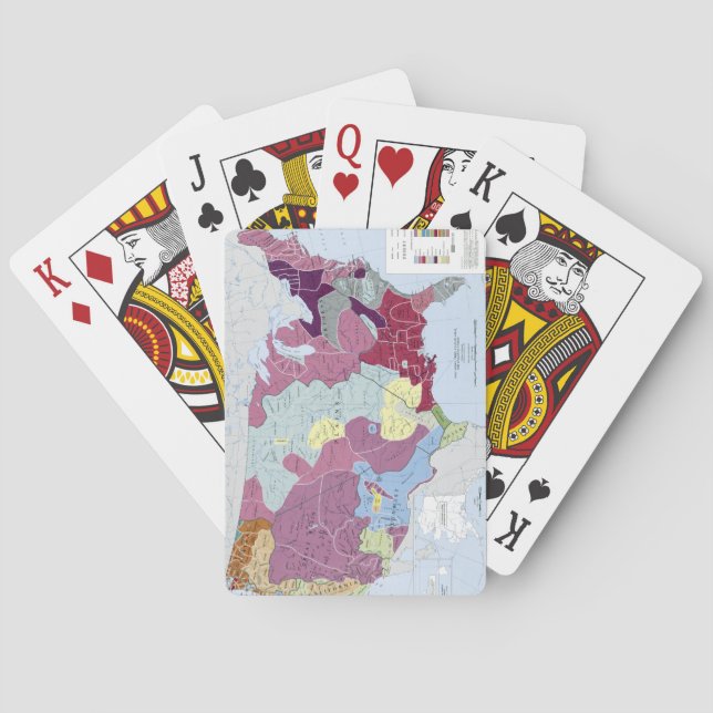 MAP: AMERICAN INDIANS PLAYING CARDS (Back)