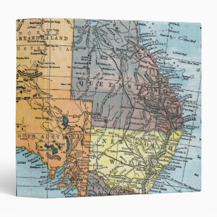 MAP: AUSTRALIA, c1890 Binder