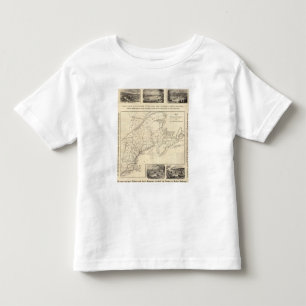 Map Boston and Maine Railroad Toddler T-shirt