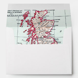 MAP: BRITISH ISLES, c1890 Envelope