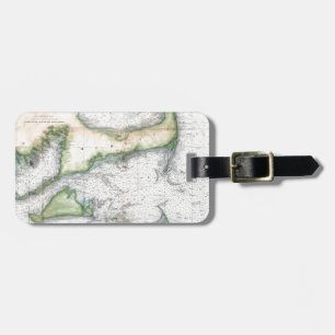 Map Cape Cod, Nantucket, Martha's Vineyard Luggage Tag