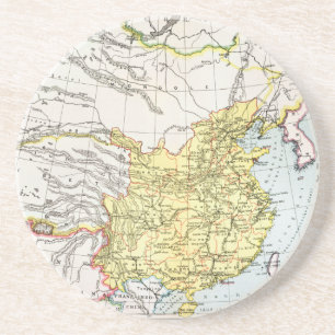 MAP: CHINA, 1910 COASTER