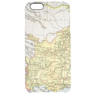 MAP: CHINA, 1910 CLEAR iPhone 6 PLUS CASE