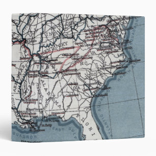 MAP: CIVIL WAR, 1861 BINDER
