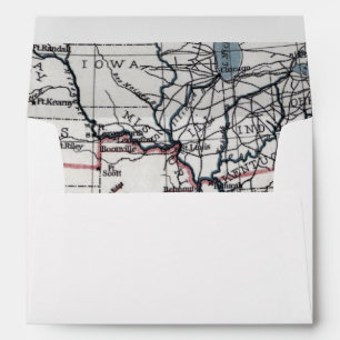 MAP: CIVIL WAR, 1861 ENVELOPE