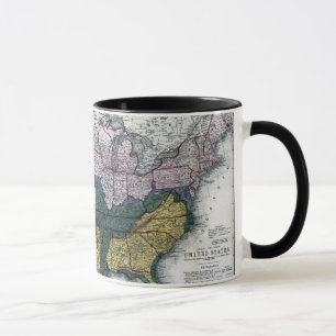 MAP: CIVIL WAR, 1864 MUG