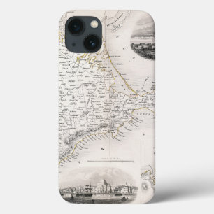 MAP: CRIMEA, c1855 iPhone 13 Case