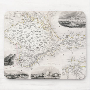 MAP: CRIMEA, c1855 Mouse Pad