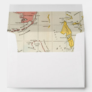 MAP: CUBA, 1900 ENVELOPES