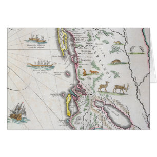 Map Depicting the East Coast