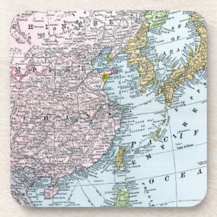 MAP: EAST ASIA, 1907 COASTER