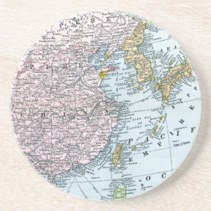 MAP: EAST ASIA, 1907 COASTER