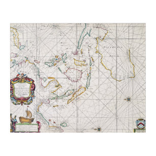 MAP: EAST INDIES, 1670 ACRYLIC PRINT
