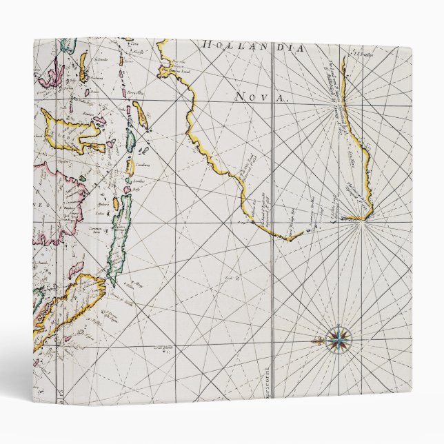 MAP: EAST INDIES, 1670 BINDER (Front/Spine)