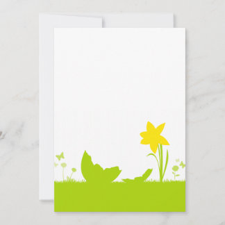 map Easter Narzisse egg shell