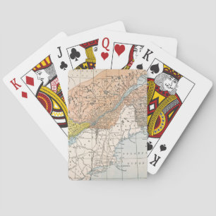MAP: EASTERN CANADA PLAYING CARDS