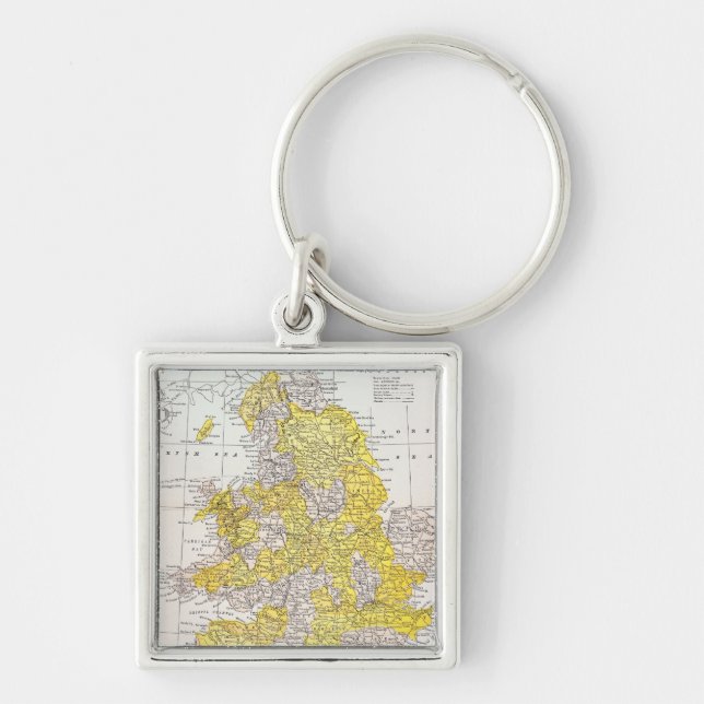 MAP: ENGLAND & WALES KEYCHAIN (Front)