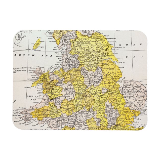 MAP: ENGLAND & WALES MAGNET (Horizontal)