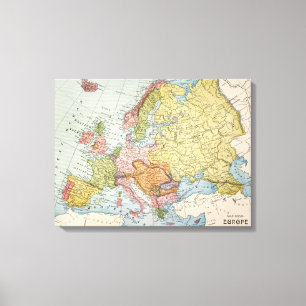 MAP: EUROPE, 1885 CANVAS PRINT