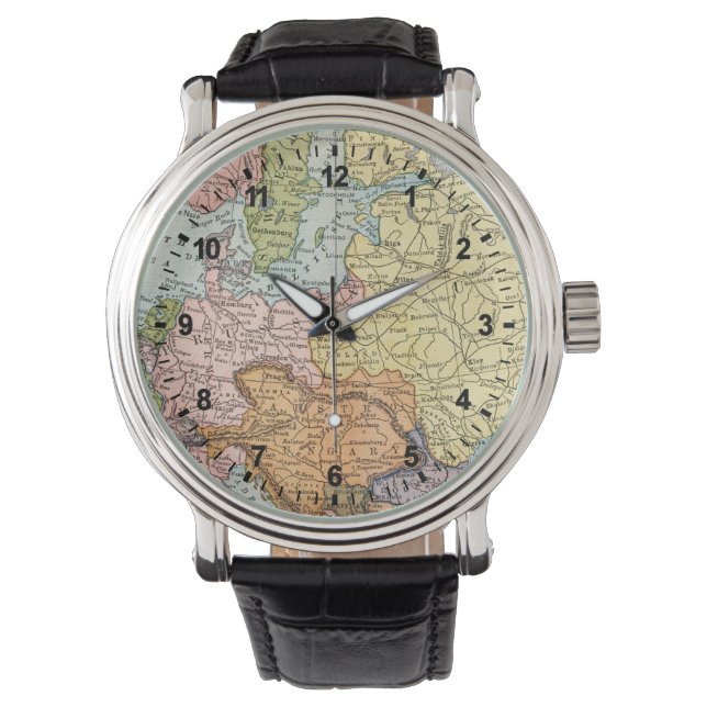 MAP: EUROPE, 1885 WATCH (Front)