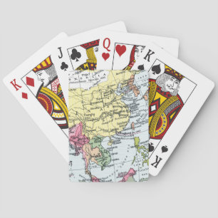 MAP: EUROPE IN ASIA PLAYING CARDS