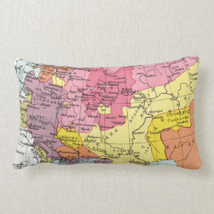 MAP: EXPANSION OF RUSSIA LUMBAR PILLOW